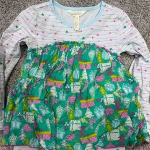 Matilda Jane Striped and Festive Print Dress